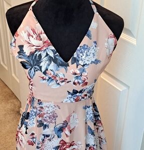 BB Dakota Rsvp Chantelle Maxi Dress In Vintage Rose